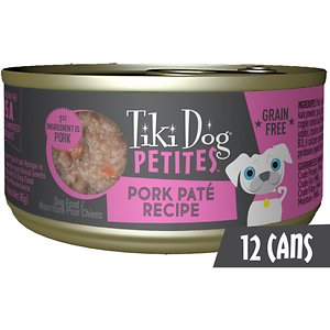 Tiki Dog Petites Pork Pate Recipe Grain-Free Wet Dog Food