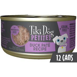 Tiki Dog Petites Duck Pate Recipe Grain-Free Wet Dog Food