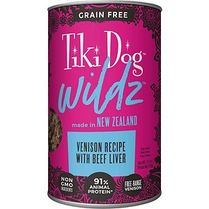 Image of Tiki Dog Wildz Venison Recipe with Beef Liver Grain-Free Wet Dog Food