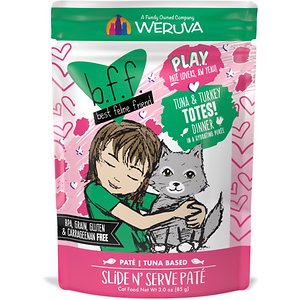 BFF Play Pate Lovers Tuna & Turkey Totes Wet Cat Food
