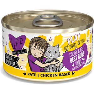 BFF Play Pate Lovers Chicken & Beef Best Buds Wet Cat Food
