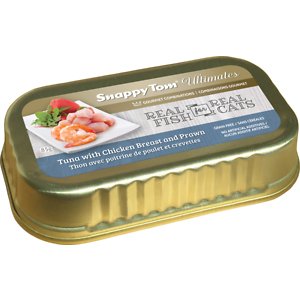 Snappy Tom Ultimates Tuna with Chicken Breast & Prawn Canned Cat Food