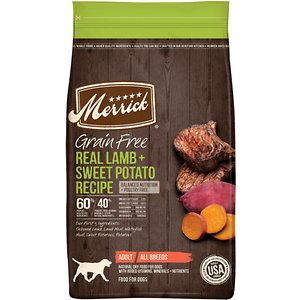Image of Merrick Grain Free Dry Dog Food Real Lamb & Sweet Potato Recipe