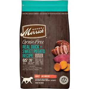 Image of Merrick Grain Free Dry Dog Food Real Duck & Sweet Potato Recipe