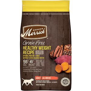 Merrick Grain Free Dry Dog Food Healthy Weight Recipe