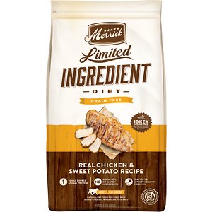Merrick Limited Ingredient Diet Grain Free Dry Dog Food Real Chicken & Sweet Potato Recipe