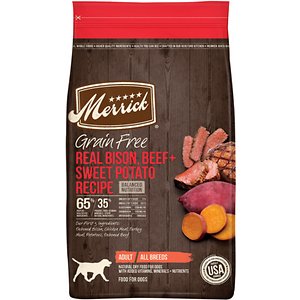 Merrick Grain Free Dry Dog Food Real Bison
