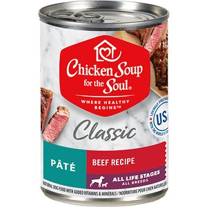 Chicken Soup for the Soul Classic Pate Beef Recipe Canned Dog Food