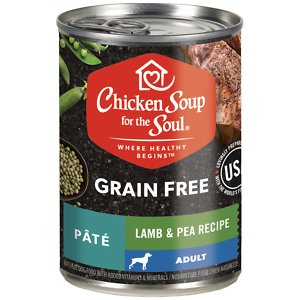 Chicken Soup for the Soul Lamb & Pea Recipe Pate Grain-Free Canned Dog Food
