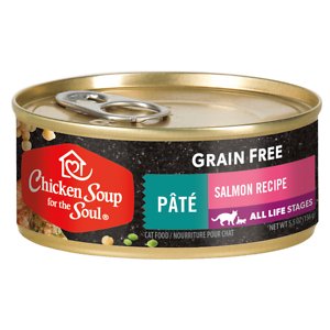 Chicken Soup for the Soul Salmon Recipe Pate Grain-Free Canned Cat Food