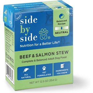 Side By Side Neutral Complete & Balanced Beef & Salmon Wet Dog Food