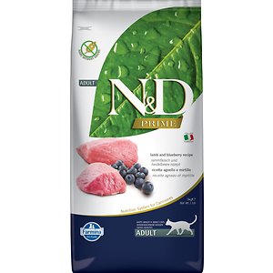 Farmina N&D Prime Lamb & Blueberry Recipe Adult Cat Dry Food