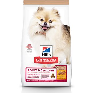 Hill's Science Diet Adult 1-6 Chicken & Brown Rice Recipe Small Bites Dry Dog Food
