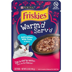 Friskies Warm'd & Serv'd Grill'd Tuna in Gravy Wet Cat Food