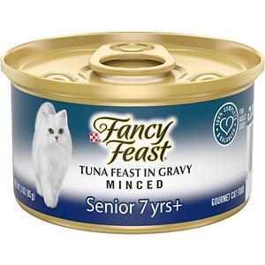 Fancy Feast Tuna Feast in Gravy Minced Senior 7+ Canned Cat Food