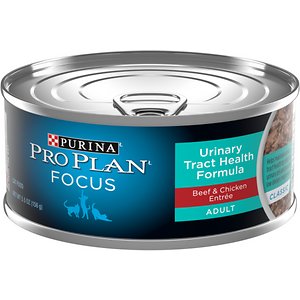 Purina Pro Plan Focus Urinary Tract Health Formula Beef & Chicken Entree Pate Canned Cat Food
