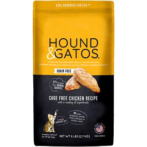 Hound & Gatos Grain-Free Cage Free Chicken Recipe Dry Cat Food Hound & Gatos Grain-Free Cage Free Chicken Recipe Dry Cat Food