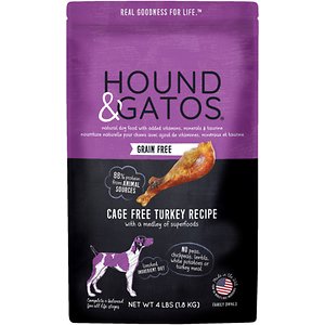 Hound & Gatos Grain-Free Cage Free Turkey Recipe Dry Dog Food