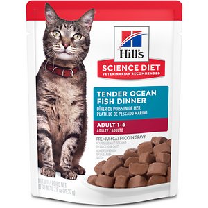 Hill's Science Diet Adult Tender Ocean Fish Recipe Cat Food