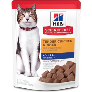 Hill's Science Diet Adult 7+ Tender Chicken Recipe Cat Food
