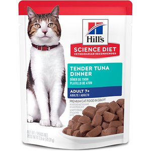 Hill's Science Diet Adult 7+ Tender Tuna Recipe Cat Food