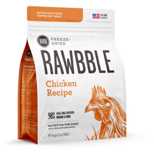 BIXBI Rawbble Chicken Recipe Grain-Free Freeze-Dried Dog Food