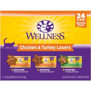 Wellness Chicken & Turkey Lovers Canned Cat Food Wellness Chicken & Turkey Lovers Canned Cat Food