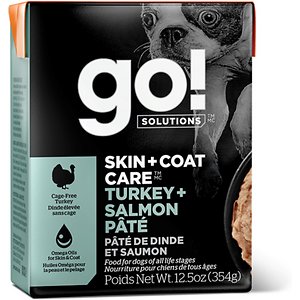 Go! SKIN + COAT CARE Turkey & Salmon Pate Dog Food