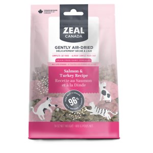 Zeal Canada Salmon & Turkey Recipe Grain-Free Gently Air-Dried Cat Food