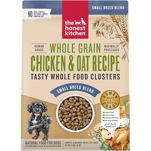 The Honest Kitchen Food Clusters Whole Grain Chicken & Oat Recipe Small Breed Dehydrated Dog Food