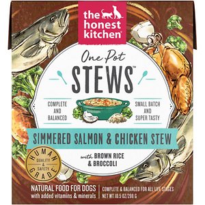 The Honest Kitchen One Pot Stew Simmered Salmon & Chicken Stew Wet Dog Food