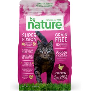 By Nature Pet Foods Chicken & Turkey Meal Recipe Grain-Free Dry Cat Food