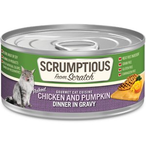 Scrumptious From Scratch Chicken & Pumpkin Dinner In Gravy Canned Cat Food