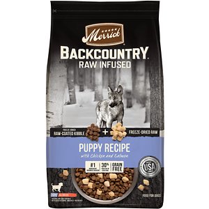 Merrick Backcountry Raw Infused Grain Free Dry Dog Food Puppy Recipe