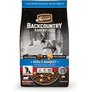 Image of Merrick Backcountry Raw Infused Grain Free Dry Dog Food Hero's Banquet