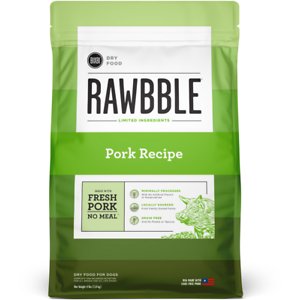 BIXBI RAWBBLE Fresh Pork Recipe Limited Ingredient Grain-Free Dry Dog Food