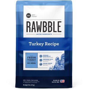 BIXBI RAWBBLE Fresh Turkey Recipe Limited Ingredient Dry Dog Food