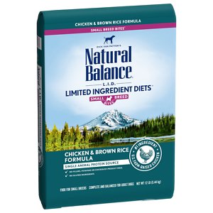 Natural Balance L.I.D. Limited Ingredient Diets Chicken & Brown Rice Formula Small Breed Bites Dry Dog Food