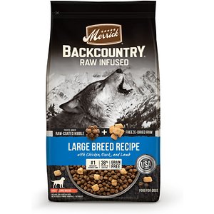 Image of Merrick Backcountry Raw Infused Grain Free Dry Dog Food Large Breed Recipe