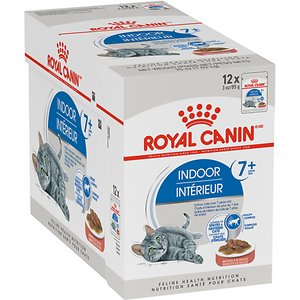 Royal Canin Feline Health Nutrition Indoor 7+ Morsels In Sauce Wet Cat Food