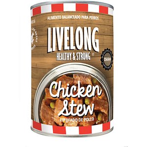 Livelong Healthy & Strong Chicken Stew Wet Dog Food