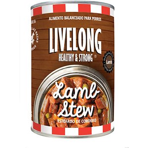 Livelong Healthy & Strong Lamb Stew Wet Dog Food