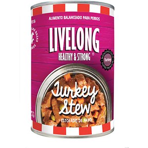 Image of Livelong Healthy & Strong Turkey Stew Wet Dog Food