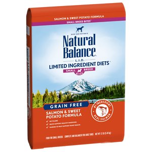 Natural Balance L.I.D. Limited Ingredient Diets Small Breed Bites Grain-Free Salmon & Sweet Potato Formula Dry Dog Food