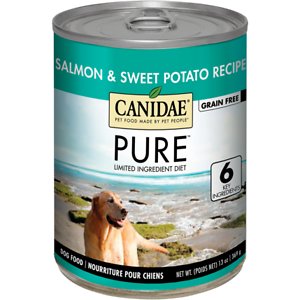 CANIDAE Grain-Free PURE Limited Ingredient Salmon & Sweet Potato Recipe Canned Dog Food