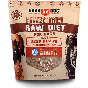 Boss Dog Beef Flavor Freeze Dried Dog Food