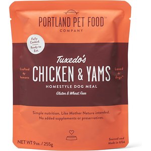 Portland Pet Food Company Tuxedo's Chicken & Yams Homestyle Wet Dog Food