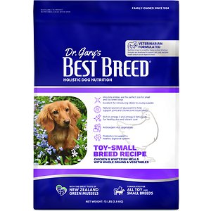 Dr. Gary's Best Breed Chicken & Whitefish Meals Toy-Small Breed Recipe Dry Dog Food