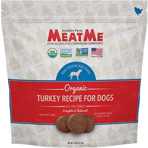 MeatMe Organic Turkey Recipe Frozen Dog Food