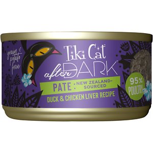 Tiki Cat After Dark Pate Duck & Chicken Liver Recipe Grain-Free Wet Cat Food